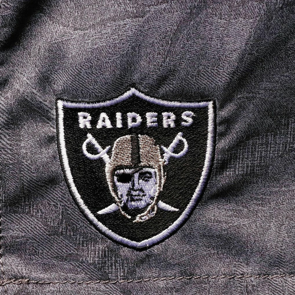NFL Las Vegas Raiders Naples Layered Leaves Swim Trunks