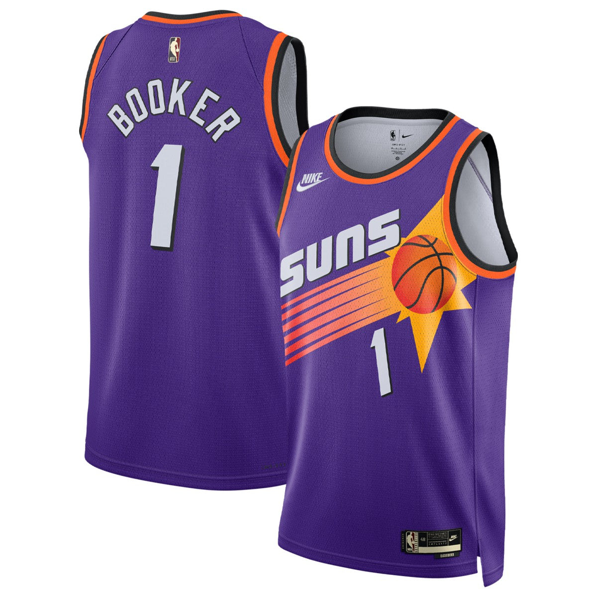 Devin Booker Phoenix Suns Swingman Jersey - Classic Edition - Purple | Nike discount