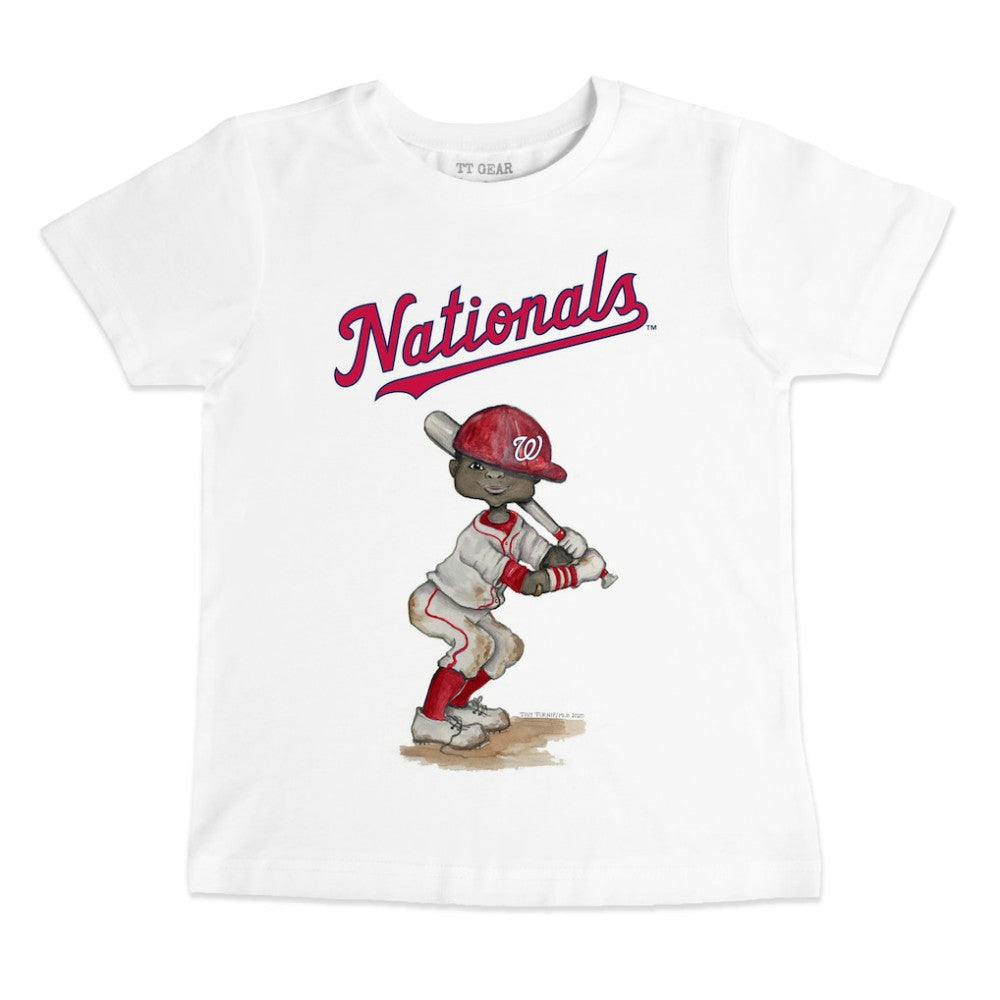 Washington Nationals Tiny Turnip Youth James T-Shirt - White