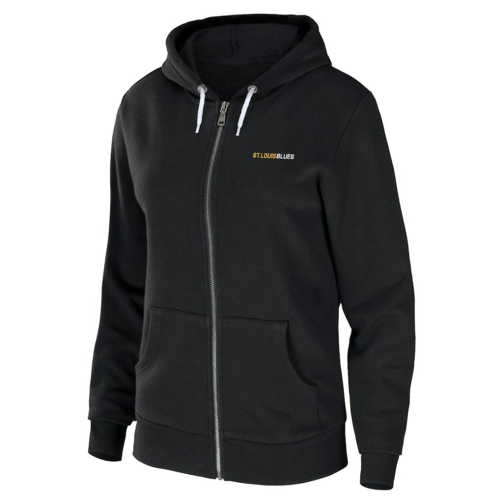 St. Louis Blues WEAR by Erin Andrews Women's Sponge Fleece Full-Zip Hoodie