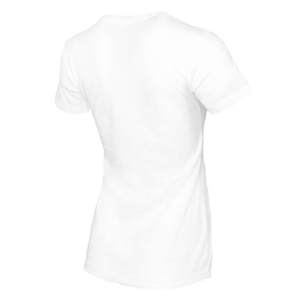 Cincinnati Reds Tiny Turnip Women's Peace Love Baseball T-Shirt - White