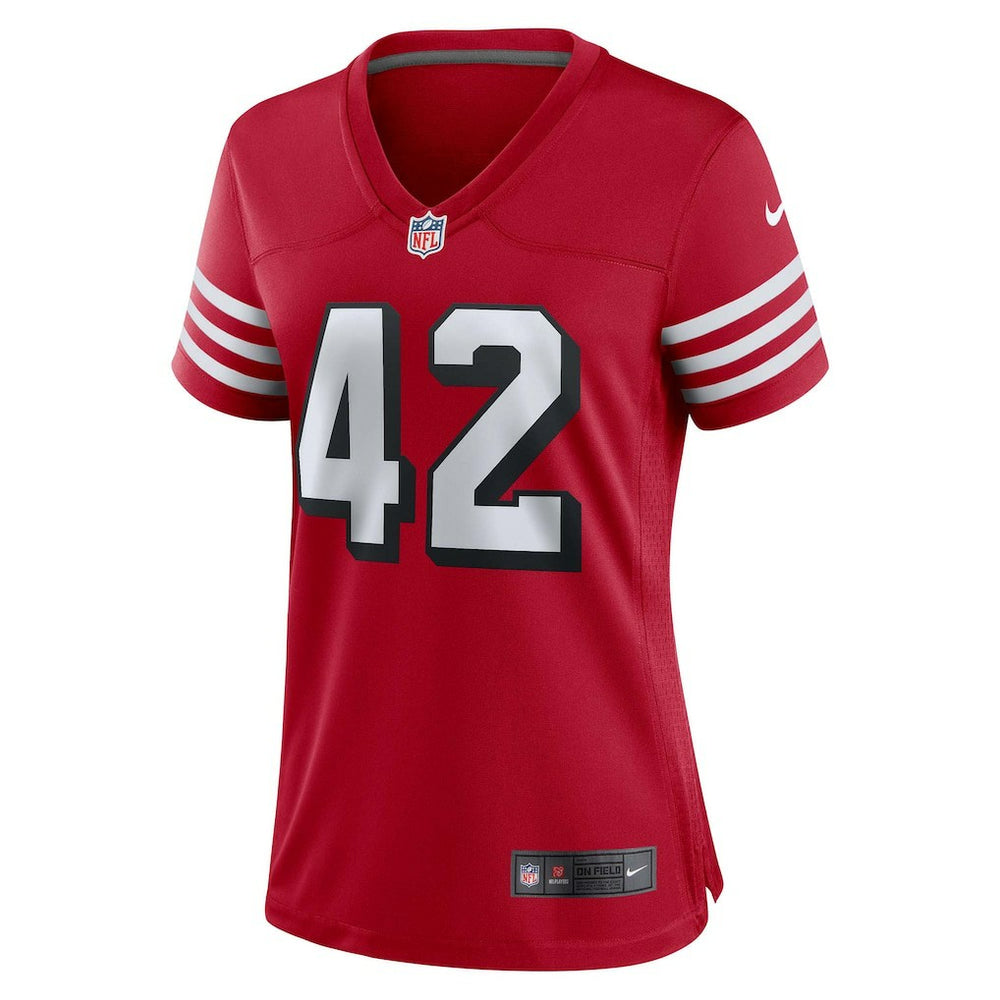 NFL San Francisco 49ers Ronnie Lott  Women's Alternate Game Jersey