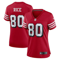 NFL San Francisco 49ers Jerry Rice  Women's Alternate Game Jersey