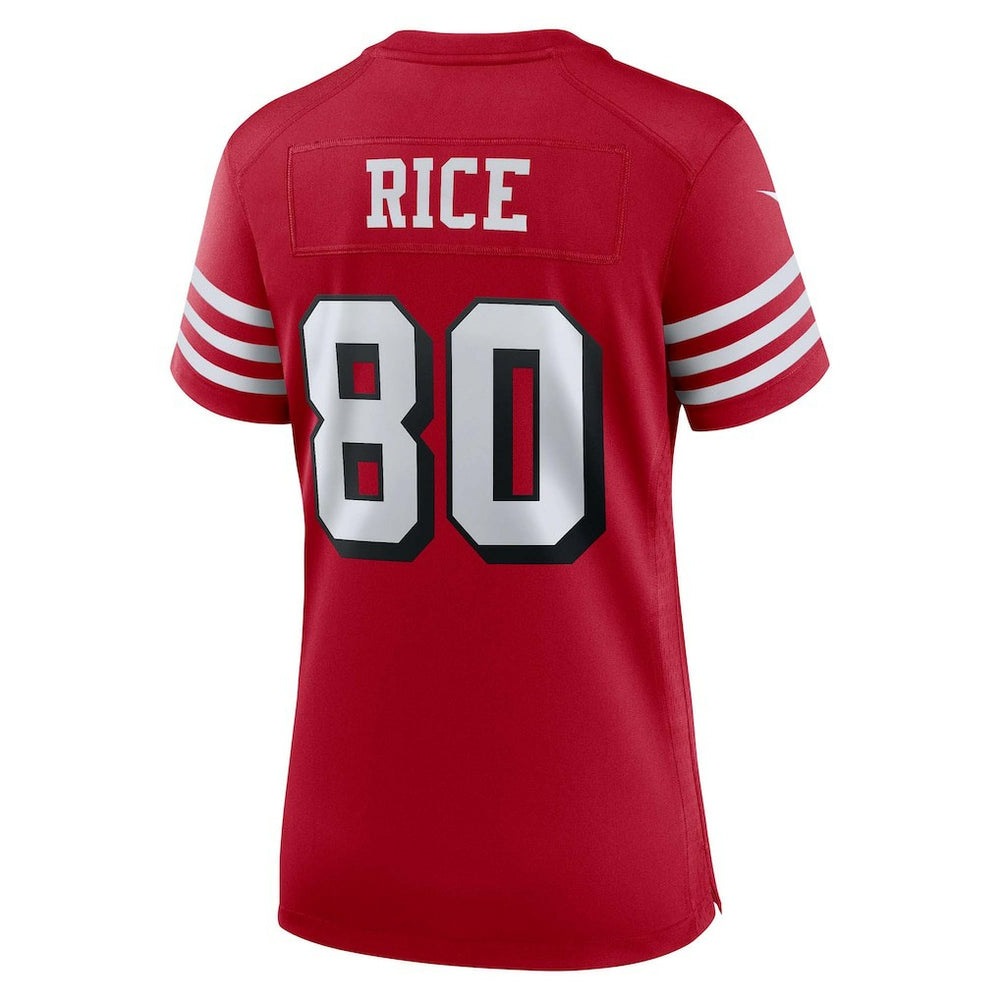 NFL San Francisco 49ers Jerry Rice  Women's Alternate Game Jersey