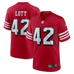 NFL San Francisco 49ers Ronnie Lott  Retired Player Alternate Game Jersey