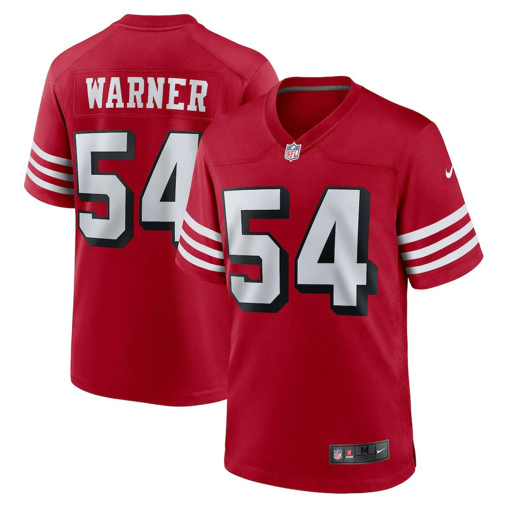 NFL San Francisco 49ers Fred Warner  Alternate Game Jersey