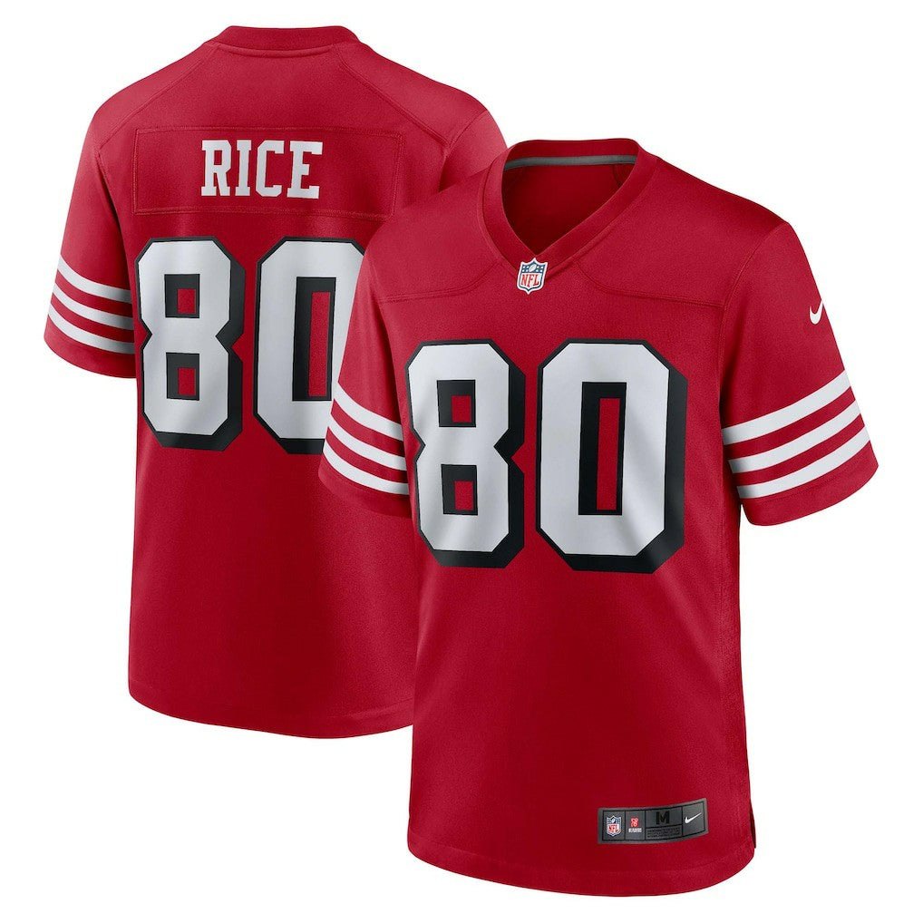 NFL San Francisco 49ers Jerry Rice  Retired Player Alternate Game Jersey