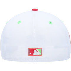 Athletics 40th Anniversary Strawberry Lolli 59FIFTY Fitted Hat - White/Coral | New Era