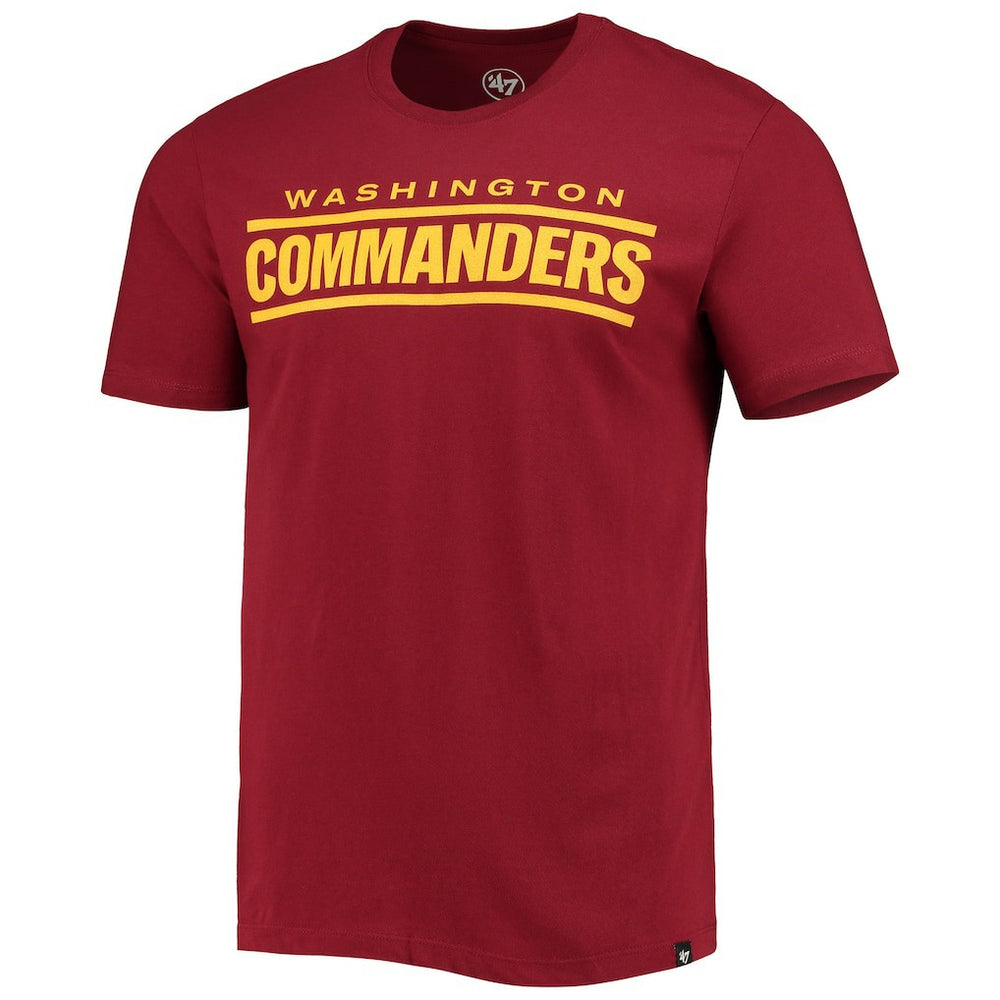NFL Washington Commanders '47 Wordmark Imprint Super Rival T-Shirt