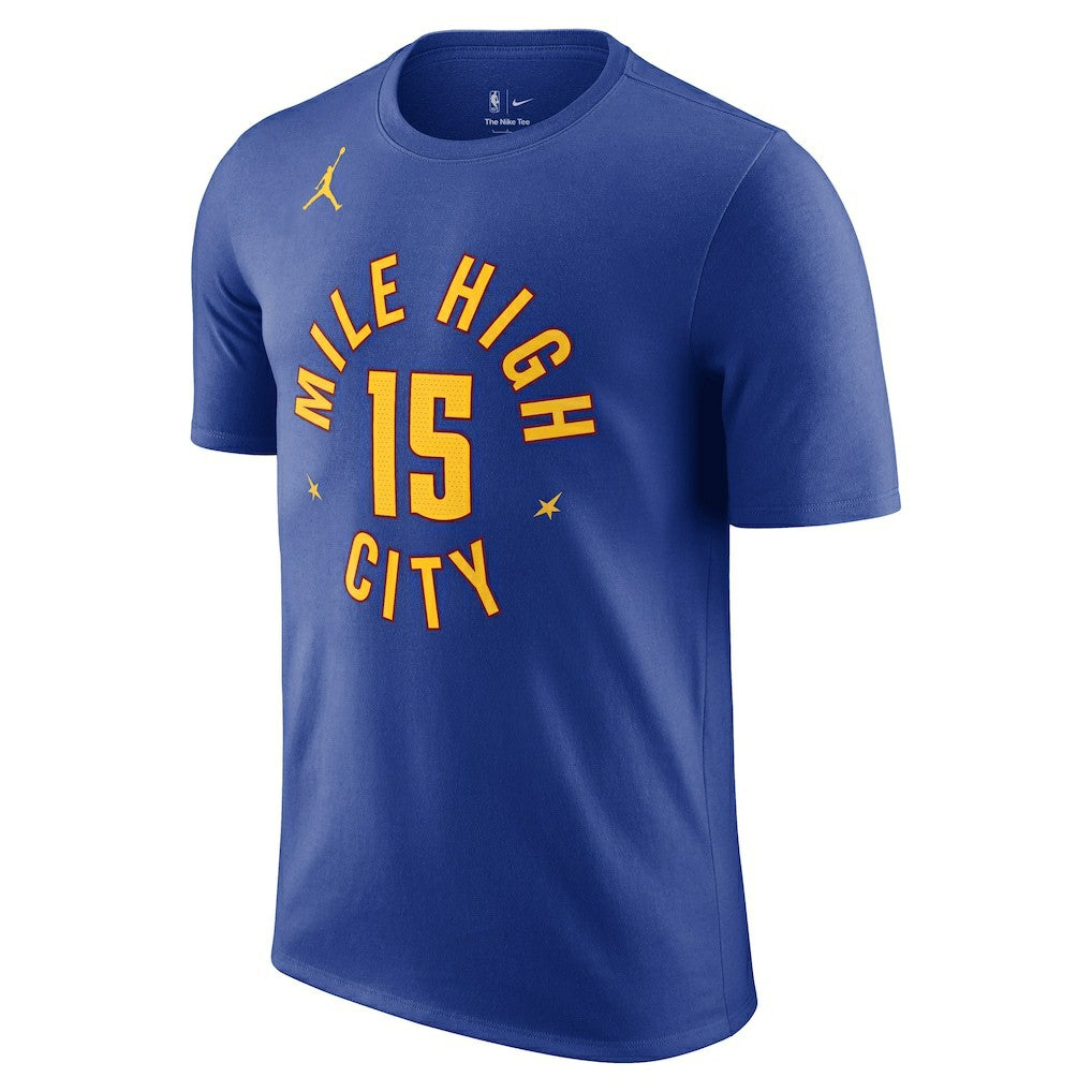 Nikola Jokic Denver Nuggets Jordan Brand 2022/23 Statement Edition Name & Number T-Shirt sale - Blue online