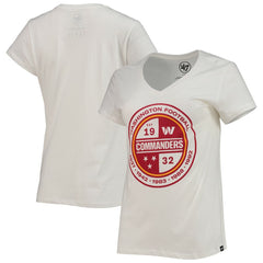 NFL Washington Commanders '47 Women's Imprint Ultra Rival V-Neck T-Shirt
