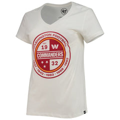 NFL Washington Commanders '47 Women's Imprint Ultra Rival V-Neck T-Shirt