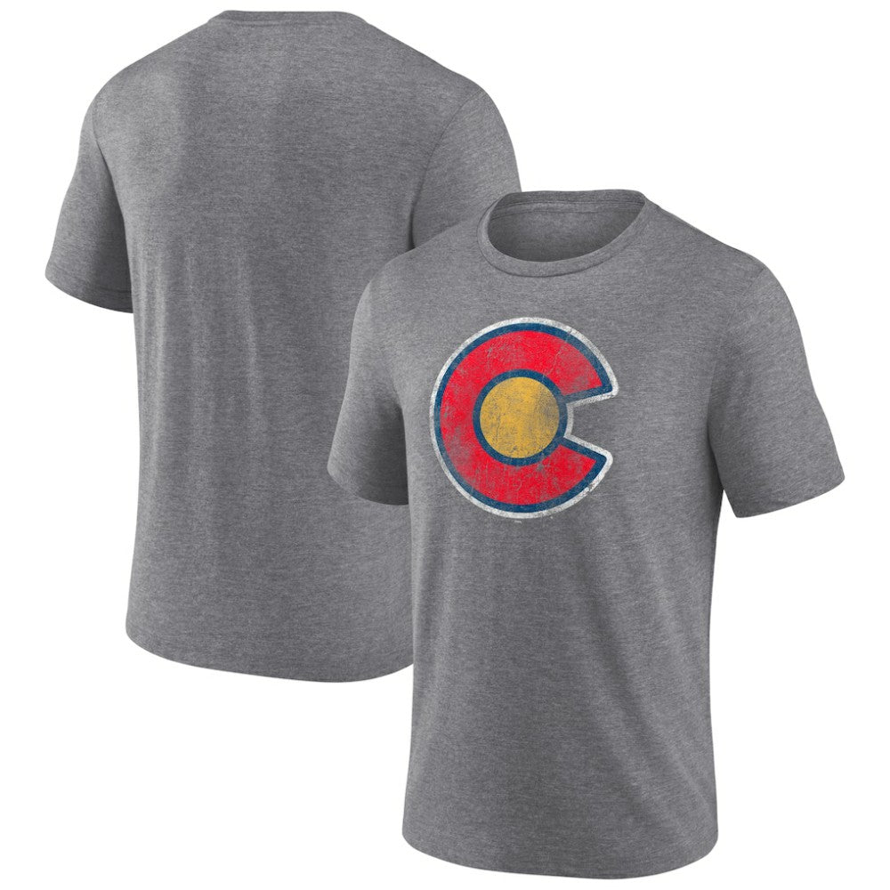 Colorado Avalanche Wraparound Tri-Blend T-Shirt