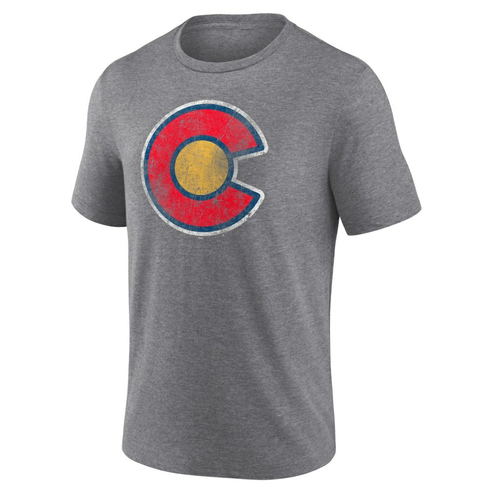 Colorado Avalanche Wraparound Tri-Blend T-Shirt