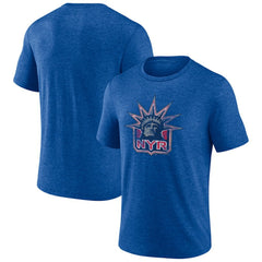 New York Rangers Wraparound Tri-Blend T-Shirt