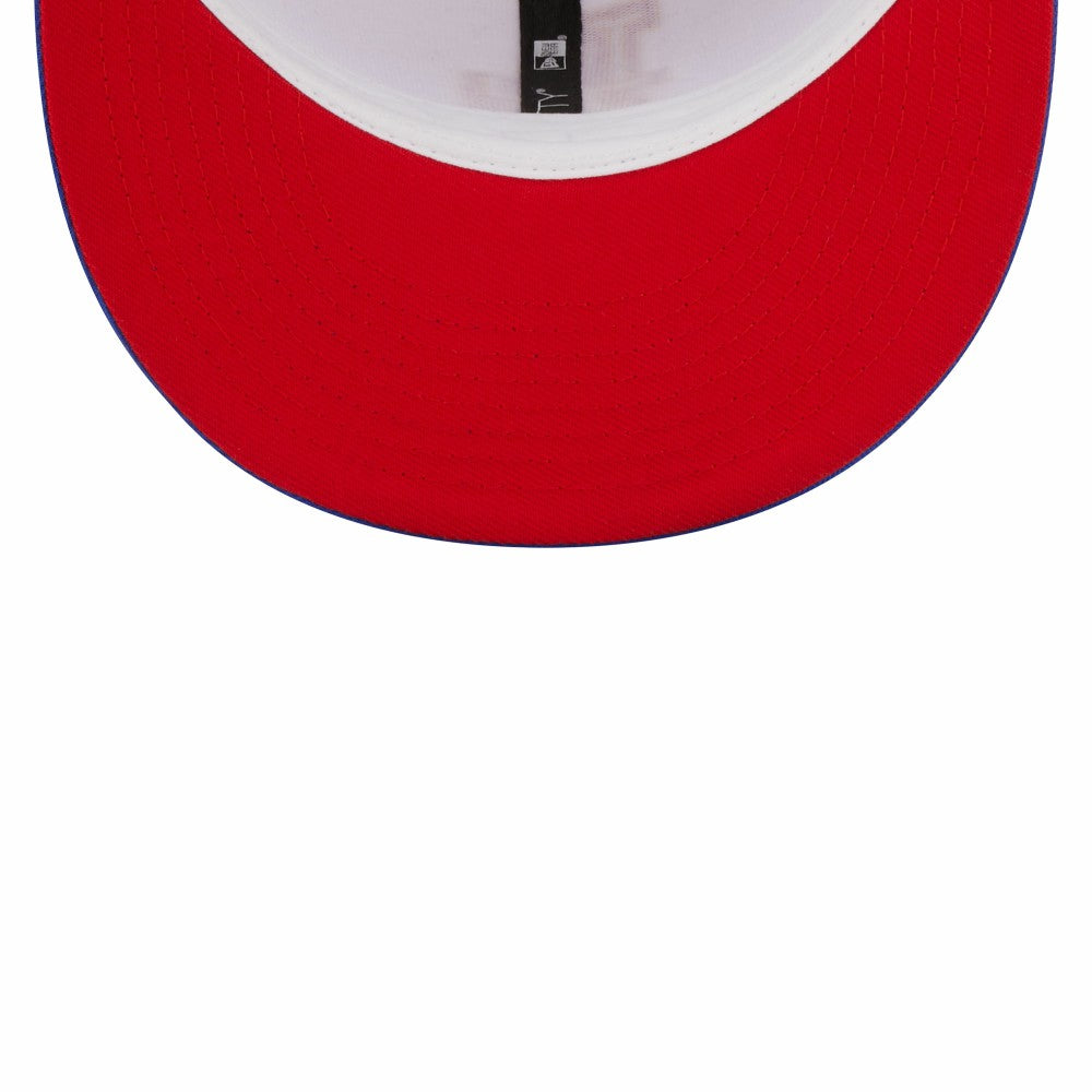 Los Angeles Dodgers 75th World Series Cherry Lolli 59FIFTY Fitted Hat - White/Royal | New Era