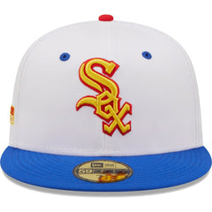Chicago White Sox 2005 World Series Cherry Lolli 59FIFTY Fitted Hat - White/Royal | New Era