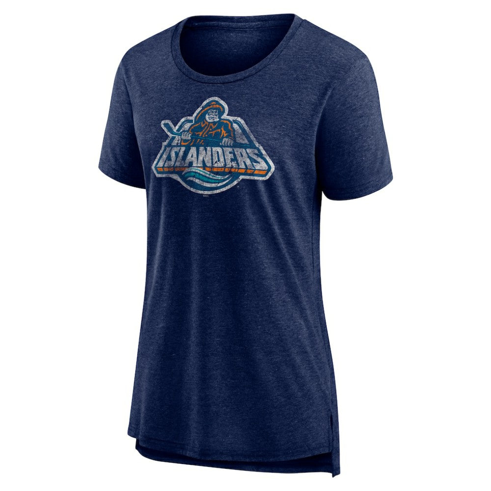 New York Islanders Women's Slow Whistle Tri-Blend T-Shirt