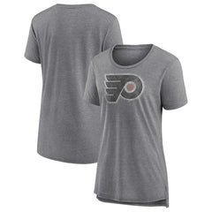Philadelphia Flyers Women's Slow Whistle Tri-Blend T-Shirt