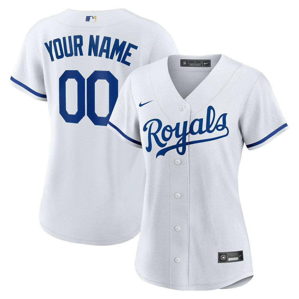 Kansas City Royals Women's Replica Custom Jersey - White | Nike