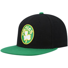Boston Celtics Hardwood Classics Snapback Hat - Black/Kelly Green | Mitchell & Ness cheap