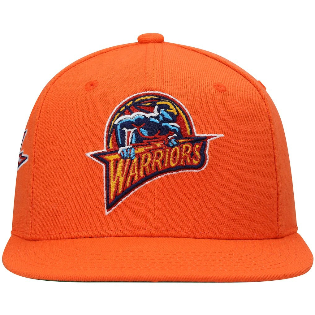 Golden State Warriors Hardwood Classics Snapback Hat sale - Orange | Mitchell & Ness cheap