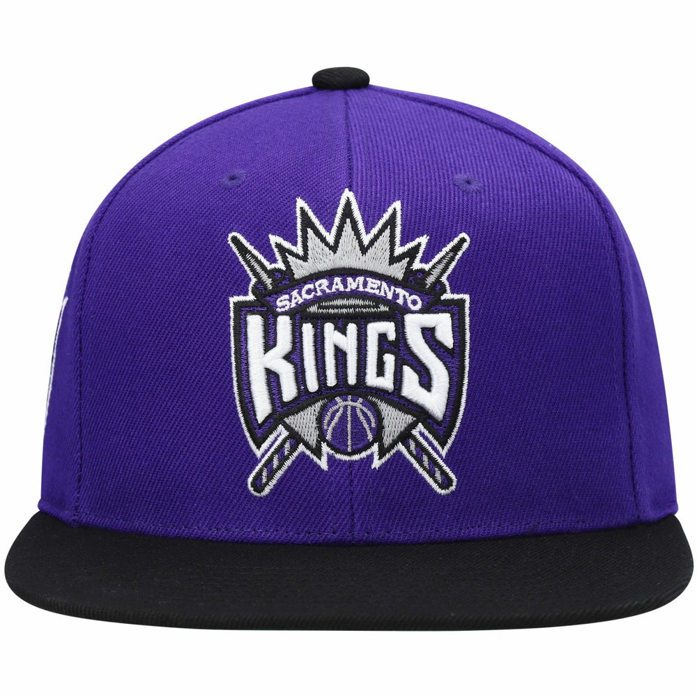 Sacramento Kings Hardwood Classics Snapback Hat - Purple/Black | Mitchell & Ness on sale