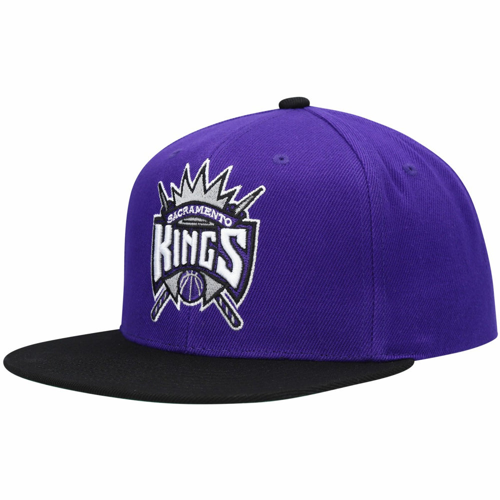 Sacramento Kings Hardwood Classics Snapback Hat - Purple/Black | Mitchell & Ness on sale
