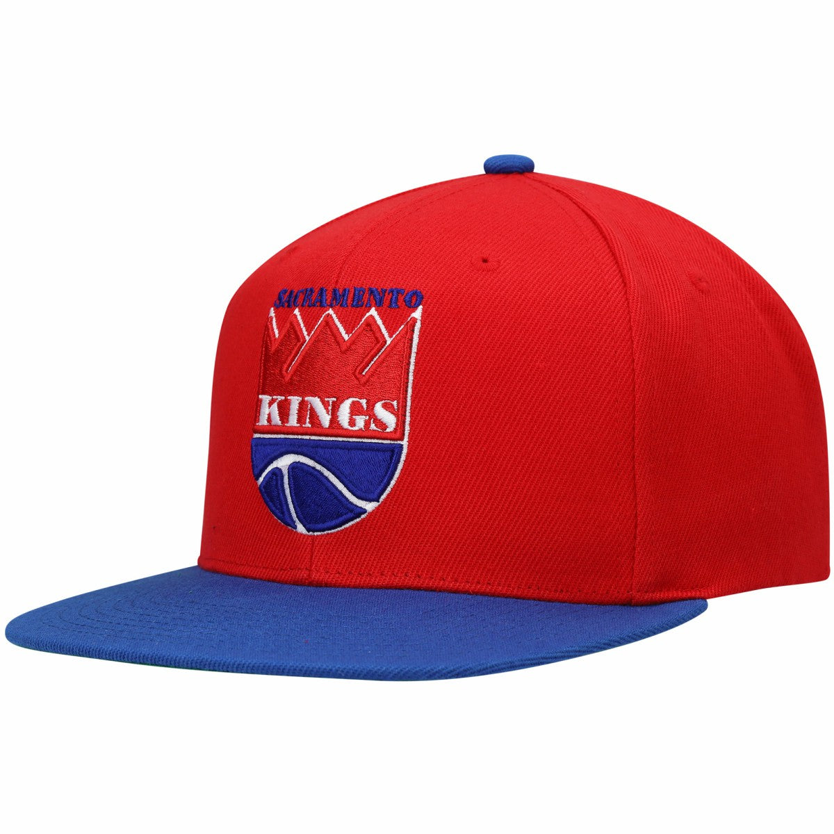 Sacramento Kings Hardwood Classics Snapback Hat - Red/Royal | Mitchell & Ness sale