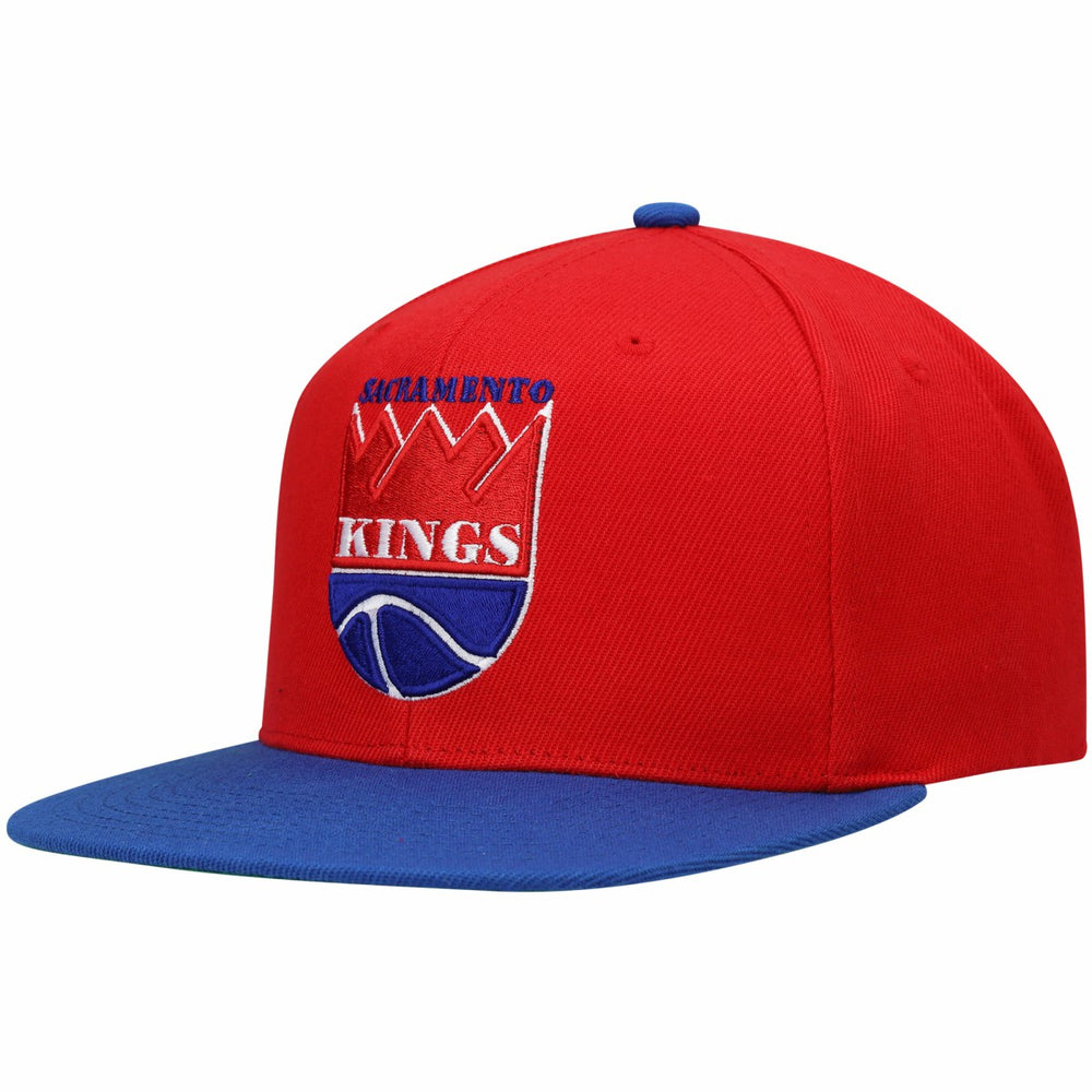 Sacramento Kings Hardwood Classics Snapback Hat - Red/Royal | Mitchell & Ness sale