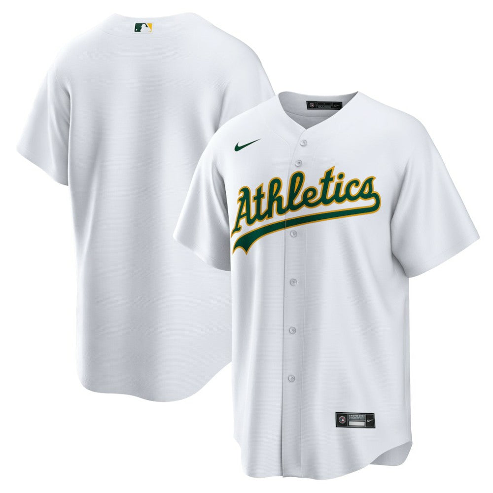 Athletics Home Blank Replica Jersey - White | Nike