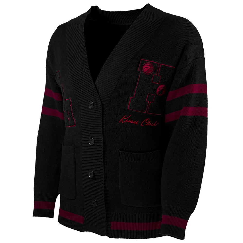 Miami Heat NBA x Keiser Clark No Caller ID Button-Up Cardigan - Black/Red on sale