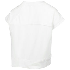 Phoenix Suns Lusso Women's Margot Cropped Tri-Blend Cap Sleeve Sweatshirt - White shop