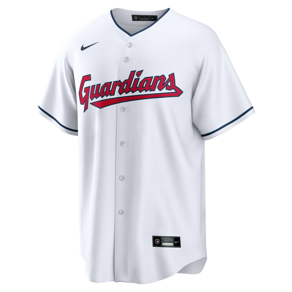 Cleveland Guardians Home Blank Replica Jersey - White | Nike