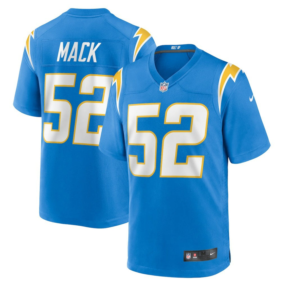 NFL Los Angeles Chargers Khalil Mack  Game Jersey