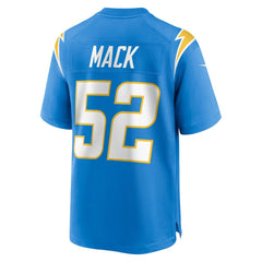 NFL Los Angeles Chargers Khalil Mack  Game Jersey