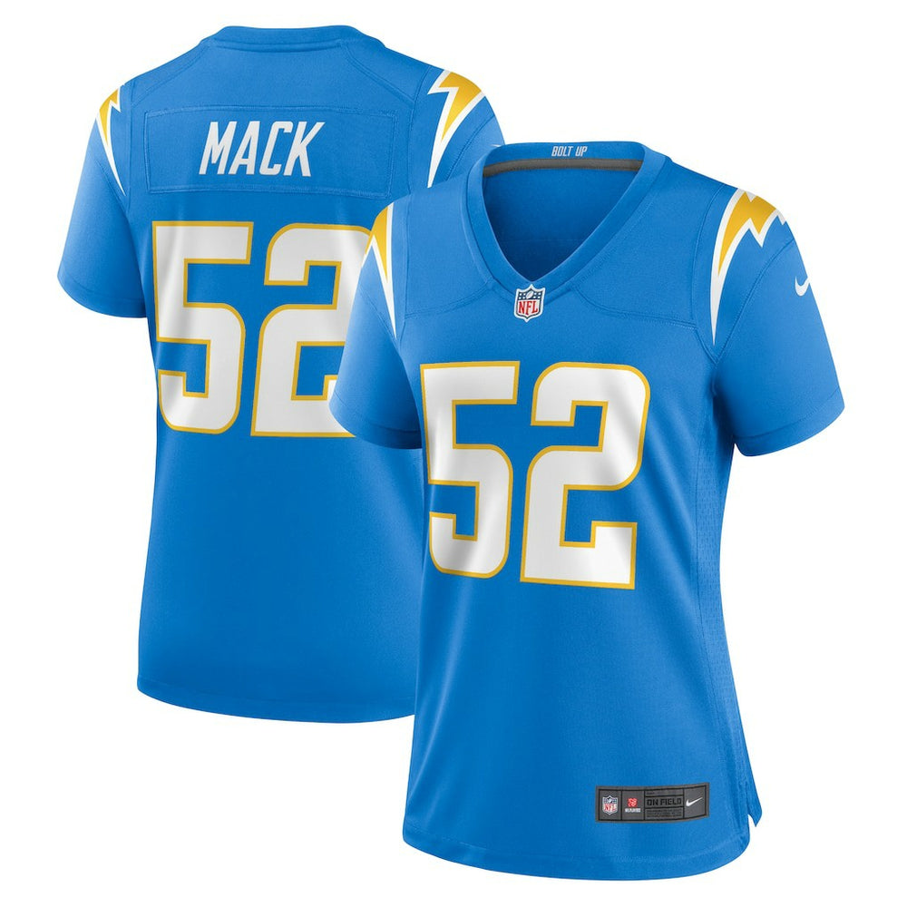 NFL Los Angeles Chargers Khalil Mack  Women's Player Jersey