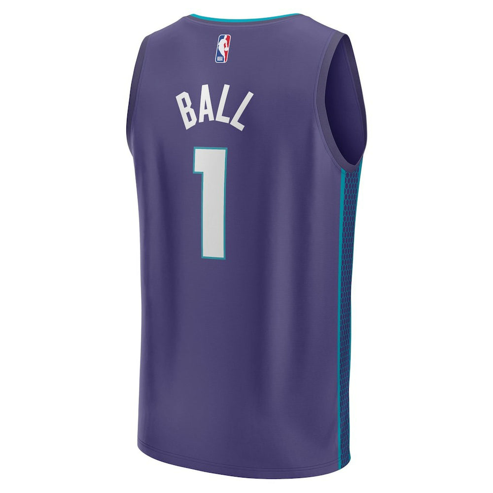LaMelo Ball Charlotte Hornets Fast Break Replica Player Jersey - Statement Edition - Purple | Fanatics shop