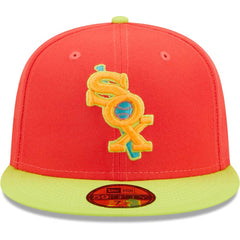 Chicago White Sox   Lava Highlighter Combo 59FIFTY Fitted Hat - Red/Neon Green | New Era