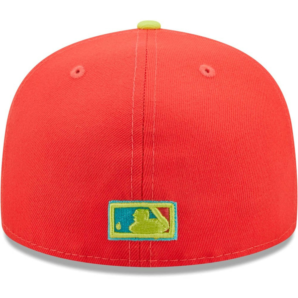 Chicago White Sox   Lava Highlighter Combo 59FIFTY Fitted Hat - Red/Neon Green | New Era