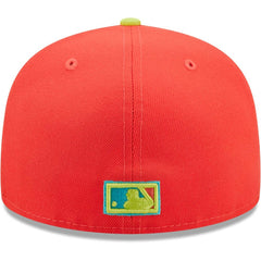 New York Yankees   Lava Highlighter Combo 59FIFTY Fitted Hat - Red/Neon Green | New Era