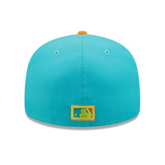 Los Angeles Dodgers Vice Highlighter 59FIFTY Fitted Hat - Blue/Orange | New Era
