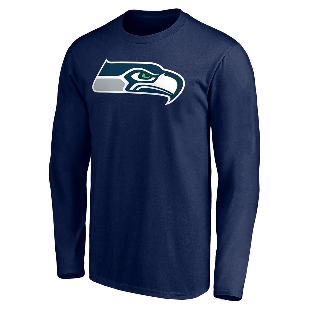 NFL Seattle Seahawks Team Authentic Personalized Name & Number Long Sleeve T-Shirt