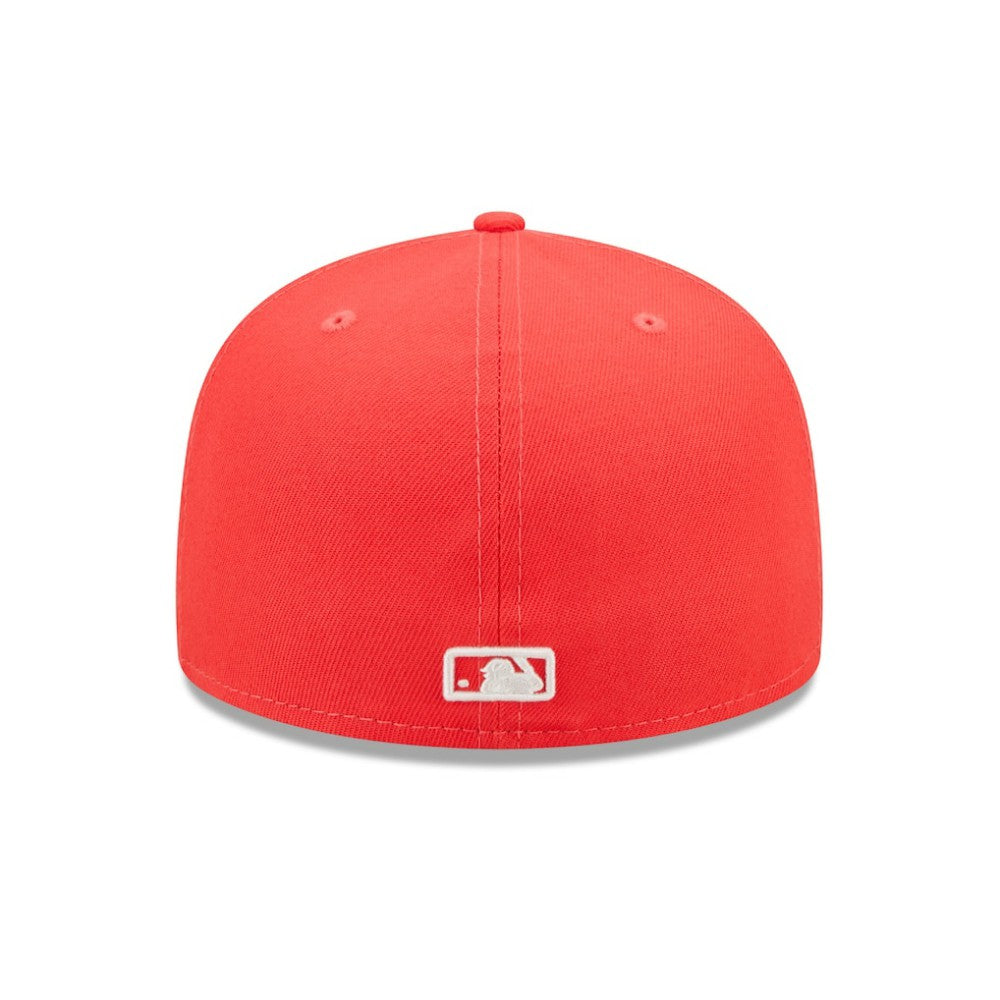 Chicago White Sox Lava Highlighter Logo 59FIFTY Fitted Hat - Red | New Era
