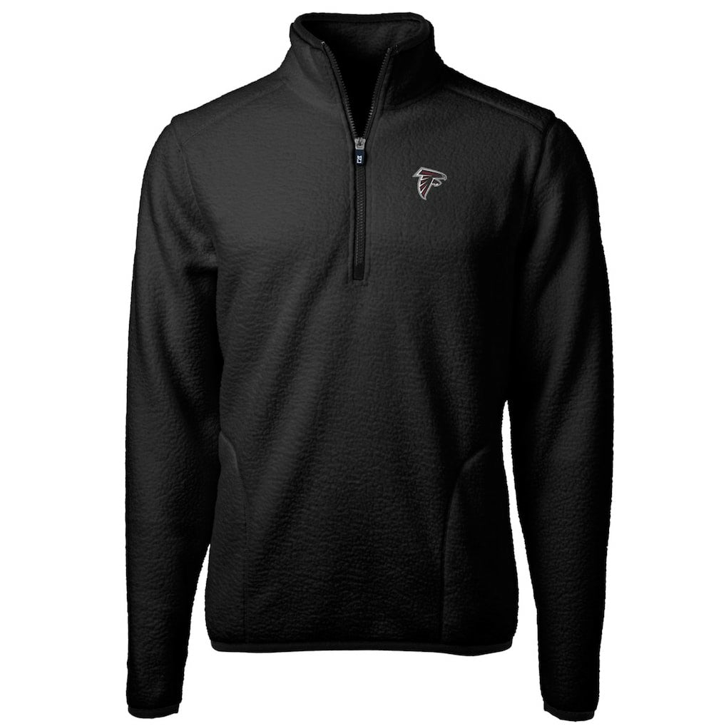 NFL Atlanta Falcons Cutter & Buck Cascade Eco Sherpa Fleece Quarter-Zip Pullover Jacket