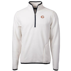 NFL Chicago Bears Cutter & Buck Cascade Eco Sherpa Fleece Quarter-Zip Pullover Jacket