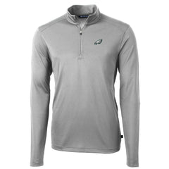 NFL Philadelphia Eagles Cutter & Buck Big & Tall Virtue Eco Pique Quarter-Zip Pullover Jacket