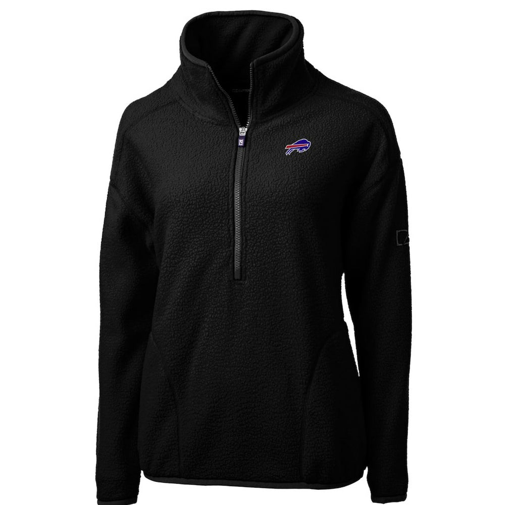 NFL Buffalo Bills Cutter & Buck Women's Cascade Eco Sherpa Fleece Half-Zip Pullover Jacket