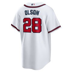 Matt Olson Atlanta Braves Home Replica Player Jersey - White | Nike