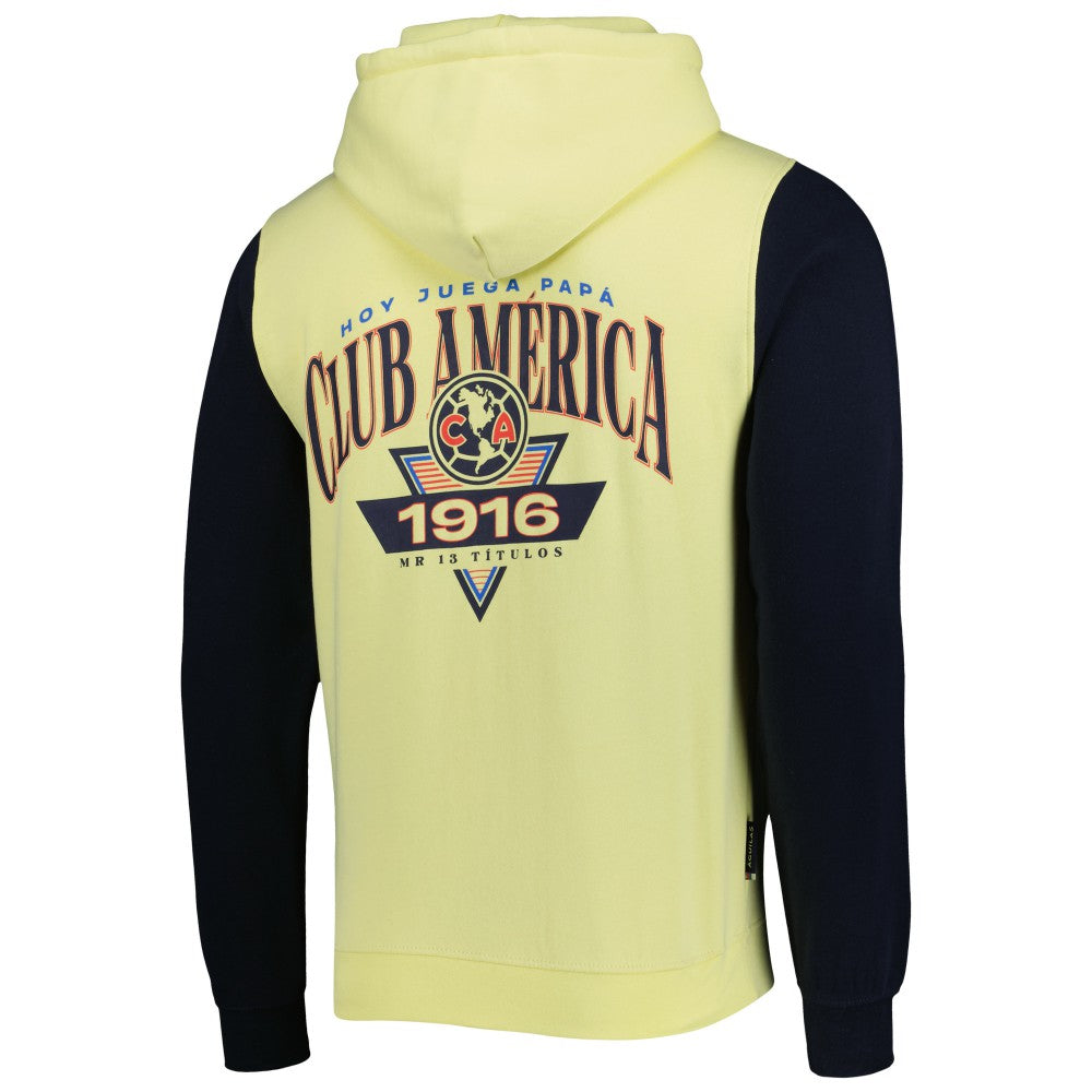 Club America Retro Raglan Pullover Hoodie / Soccer New